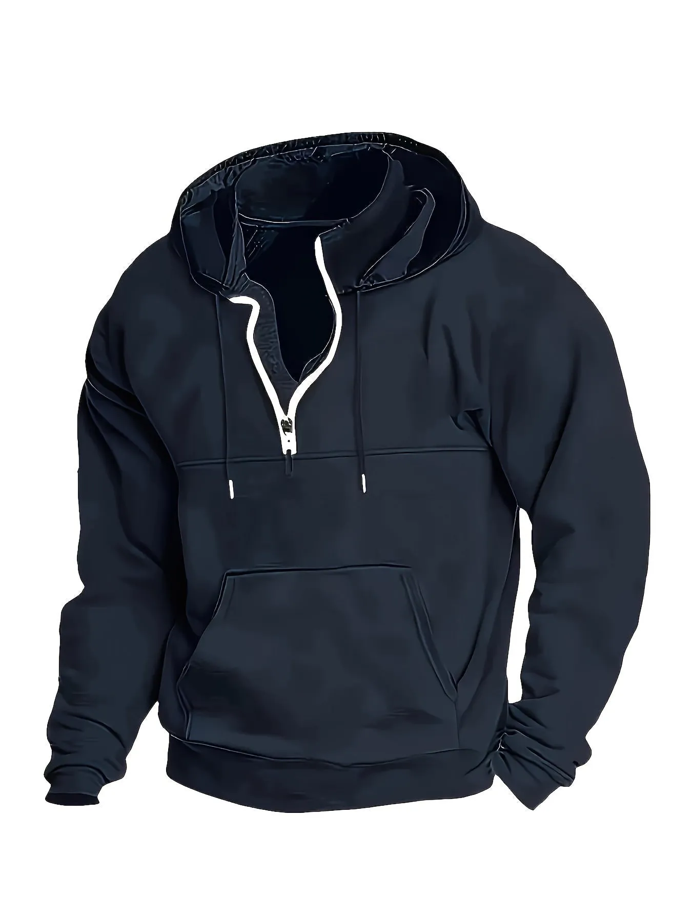 Men's Casual Chic Quarter Zip Sweater with Modern Design | Ideal for Autumn/Winter