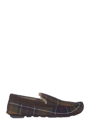 Mens Monty Suede Slippers - Recycled Classic Tartan