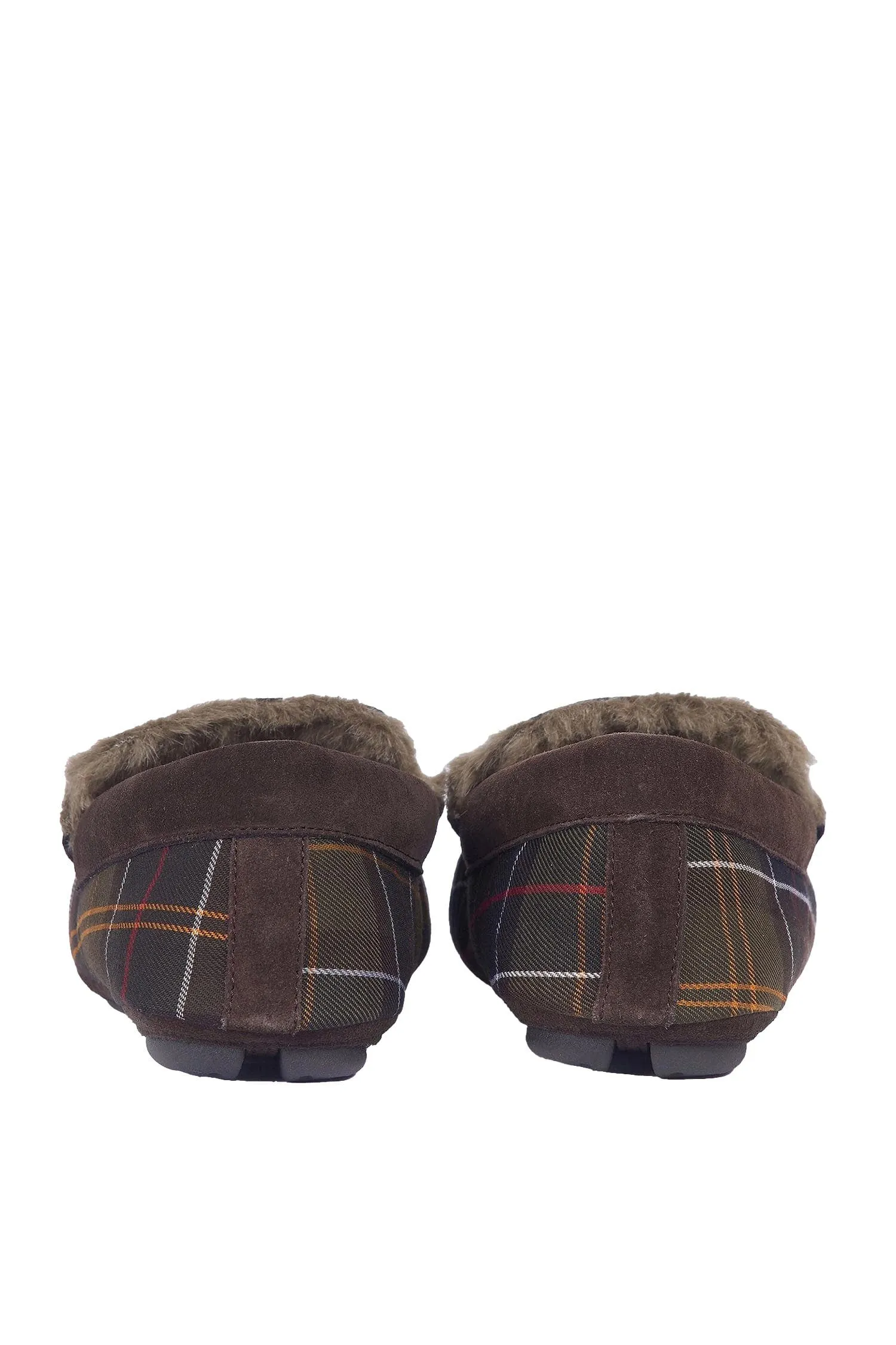 Mens Monty Suede Slippers - Recycled Classic Tartan