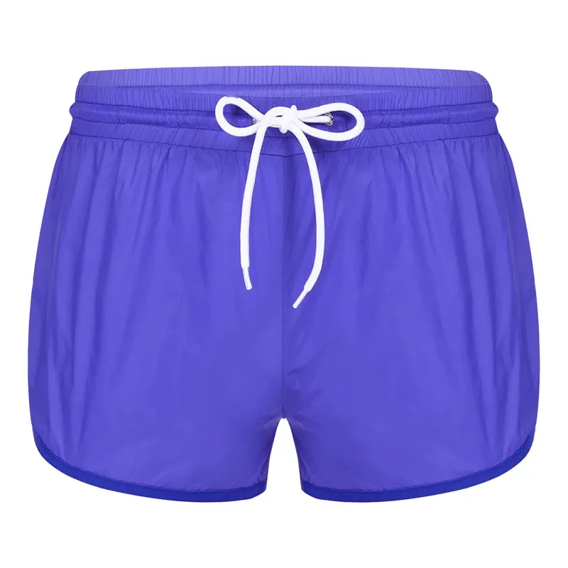 Men's Semi-Transparent Drawstring Boxer Shorts / Male Sexy Lightweight Underwear