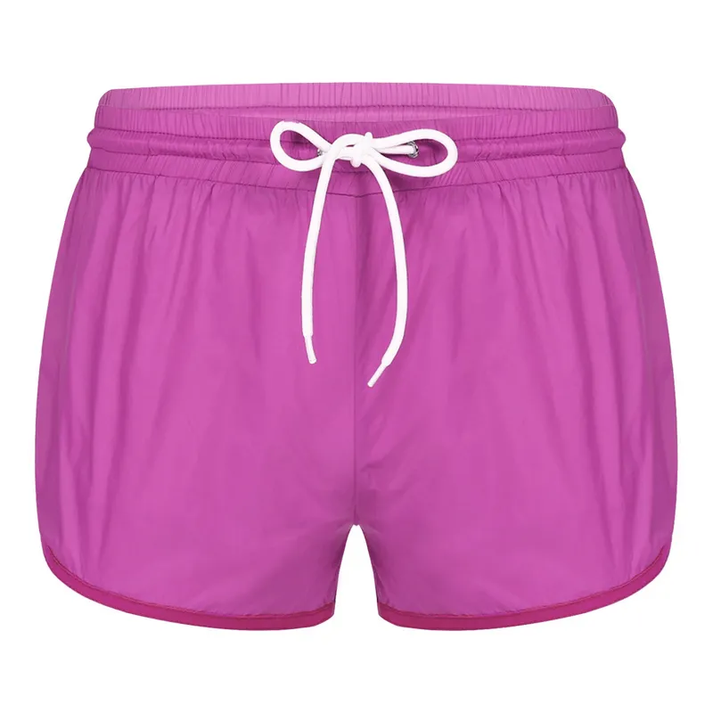 Men's Semi-Transparent Drawstring Boxer Shorts / Male Sexy Lightweight Underwear