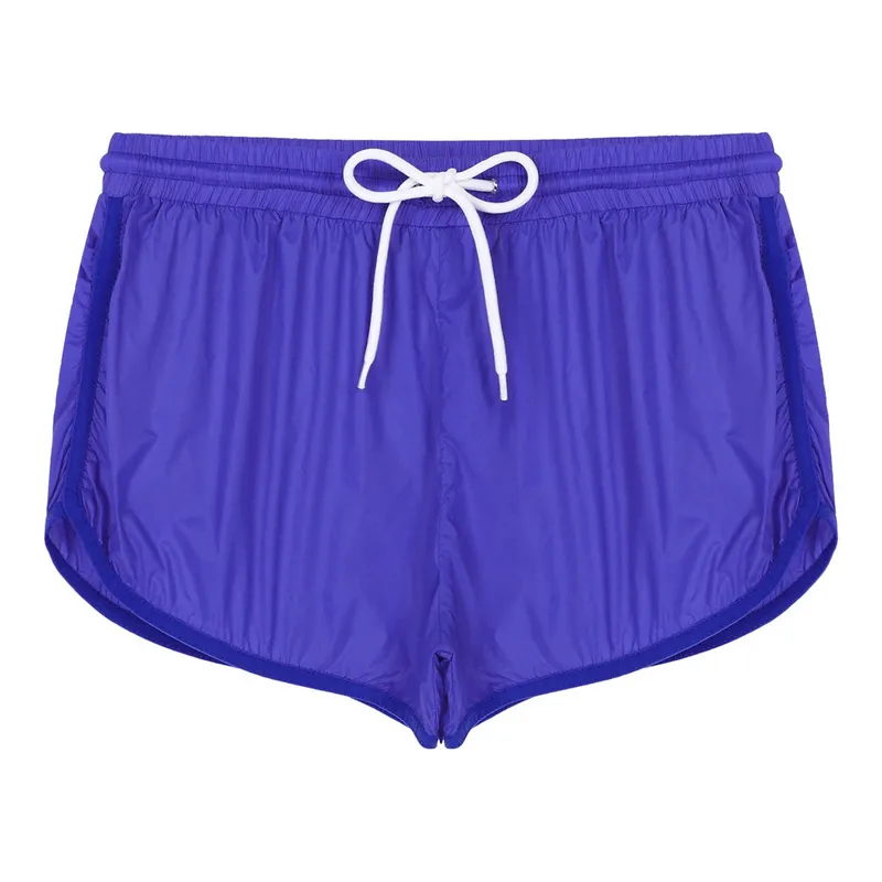 Men's Semi-Transparent Drawstring Boxer Shorts / Male Sexy Lightweight Underwear