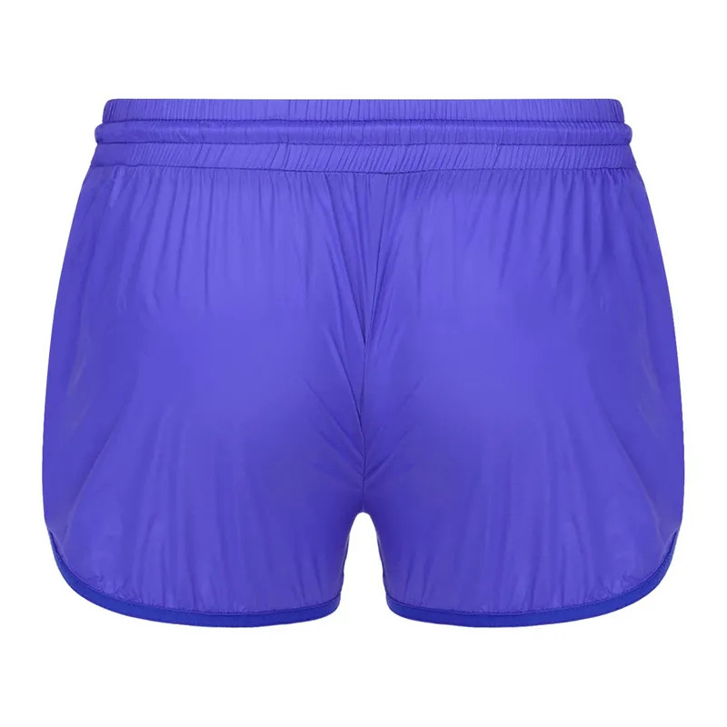 Men's Semi-Transparent Drawstring Boxer Shorts / Male Sexy Lightweight Underwear