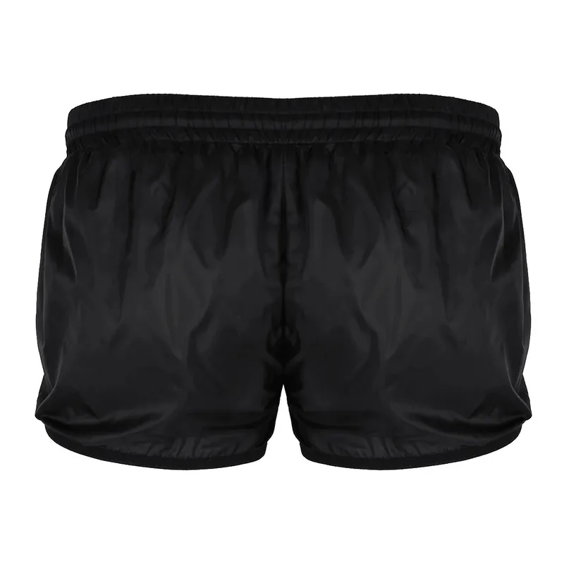 Men's Semi-Transparent Drawstring Boxer Shorts / Male Sexy Lightweight Underwear