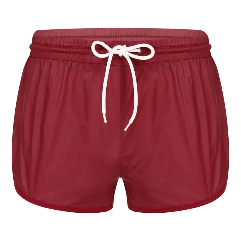 Men's Semi-Transparent Drawstring Boxer Shorts / Male Sexy Lightweight Underwear