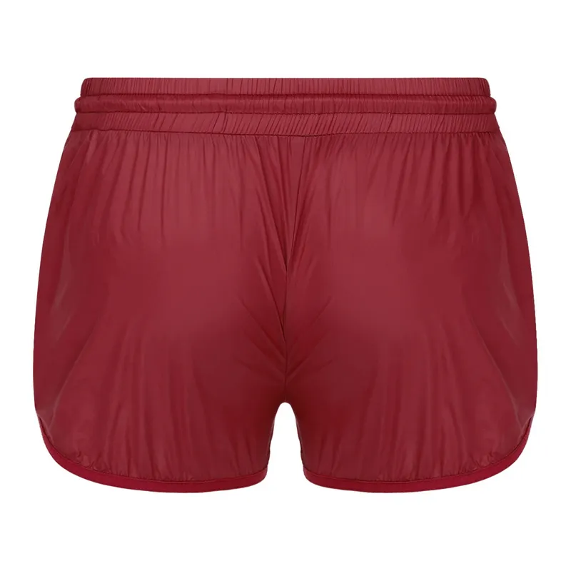 Men's Semi-Transparent Drawstring Boxer Shorts / Male Sexy Lightweight Underwear