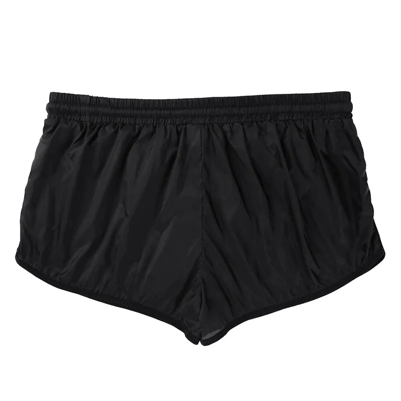 Men's Semi-Transparent Drawstring Boxer Shorts / Male Sexy Lightweight Underwear