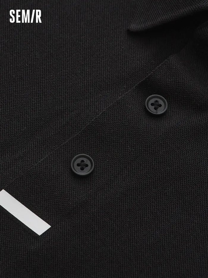 Men's Solid Colored Polo T-Shirt