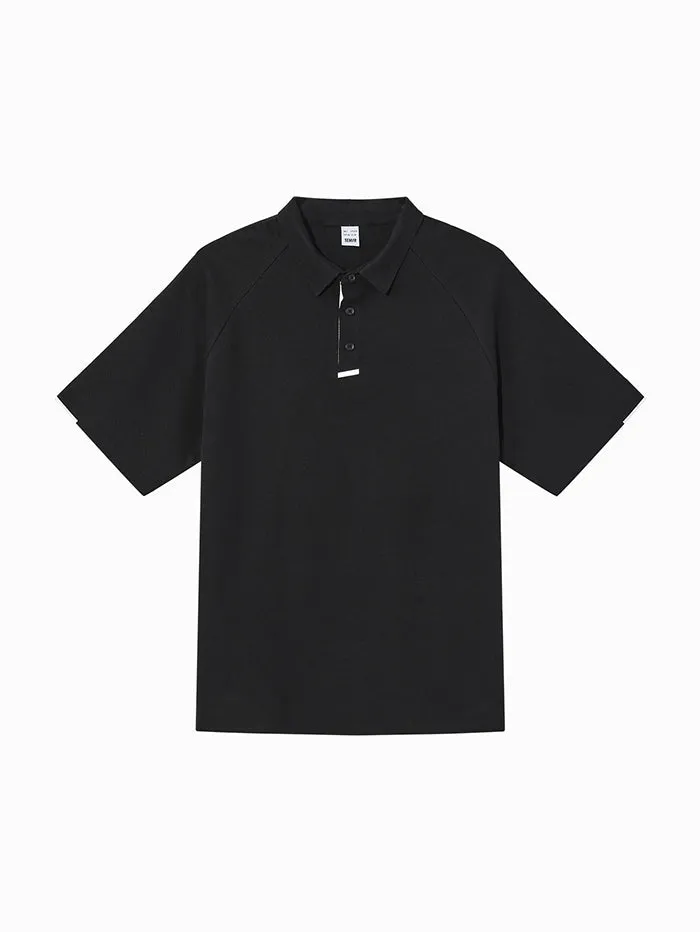 Men's Solid Colored Polo T-Shirt