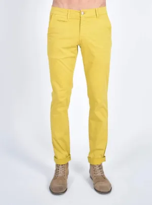 MENS YELLOW CHINO PANT C-101
