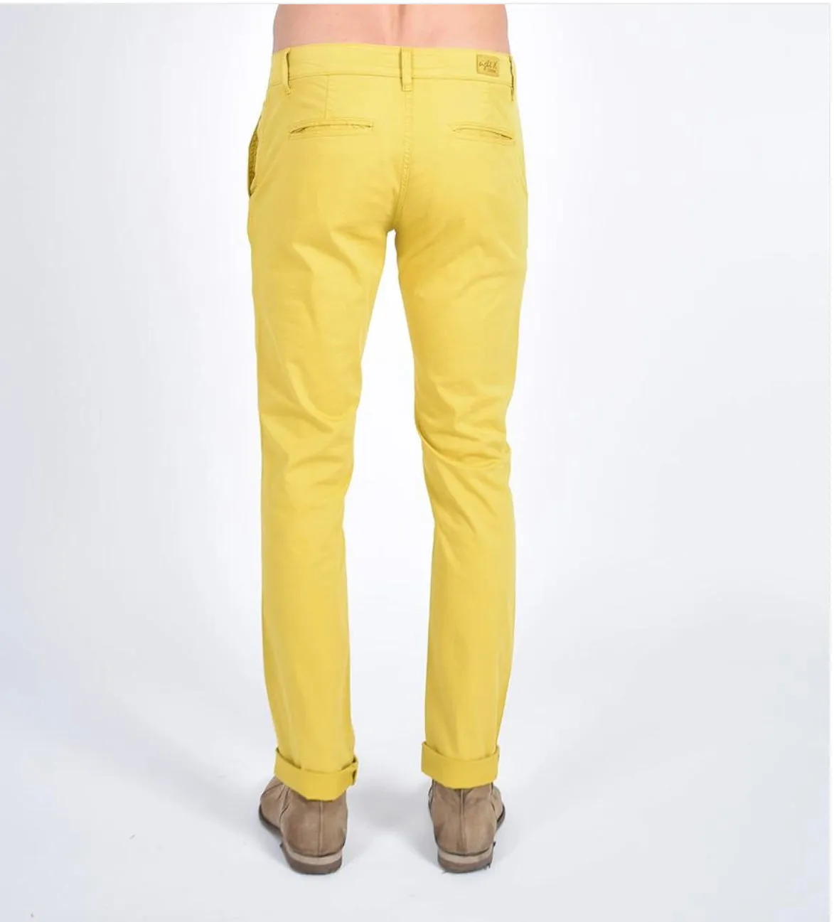 MENS YELLOW CHINO PANT C-101