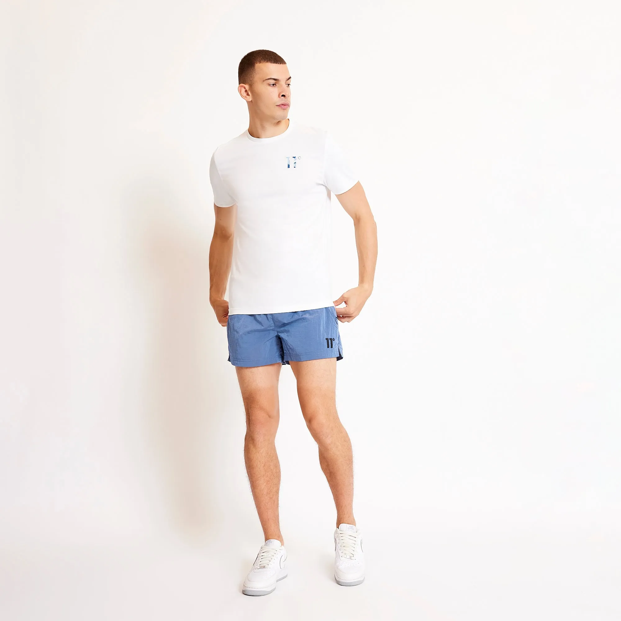 Micro Taped Swim Shorts - Iron