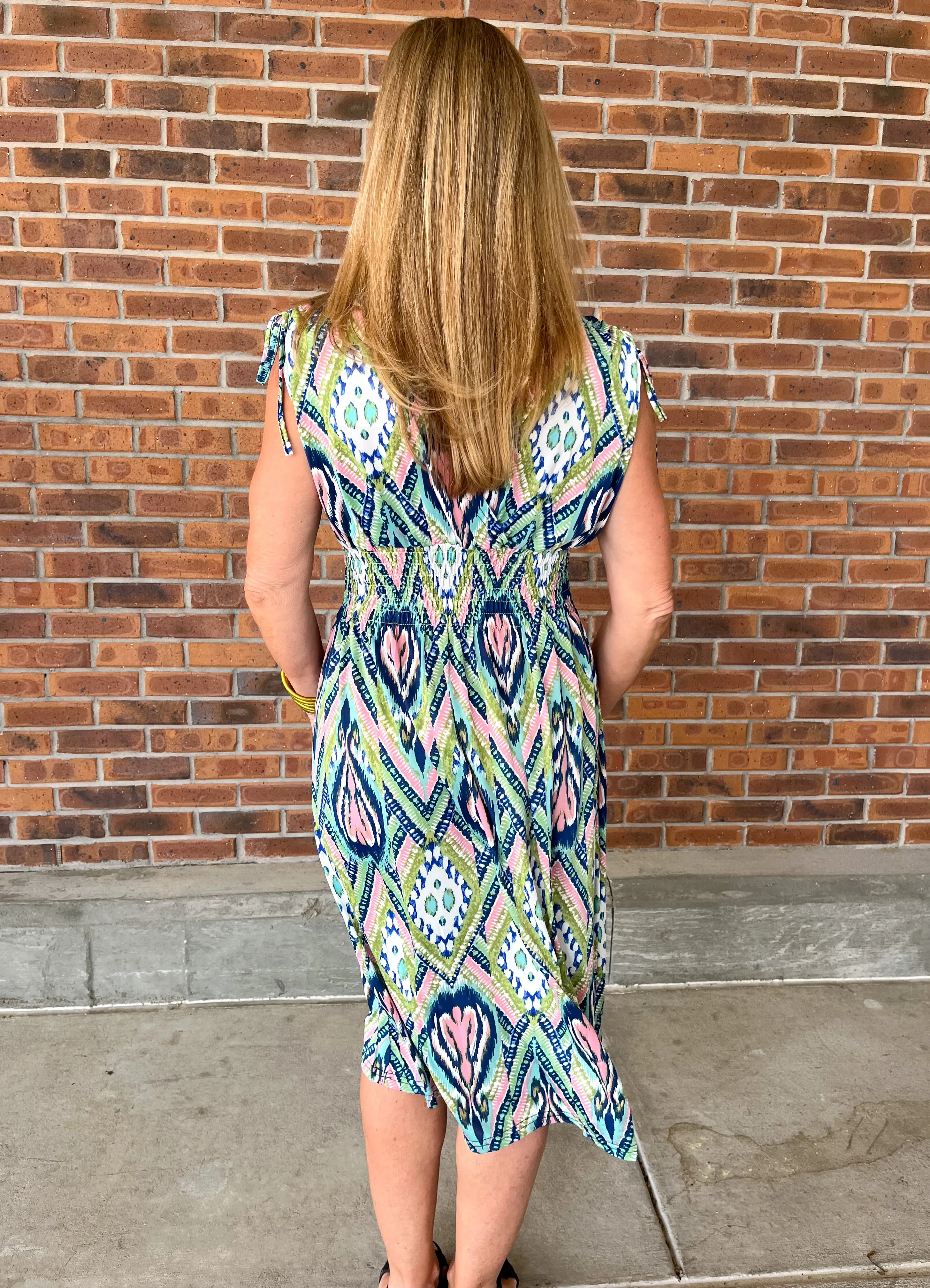 Moira Print Dress