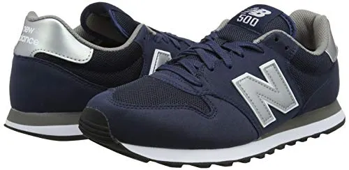 New Balance 500, Scarpe Sportive Uomo, Blu (Navy/Grey Navy), 40.5 EU