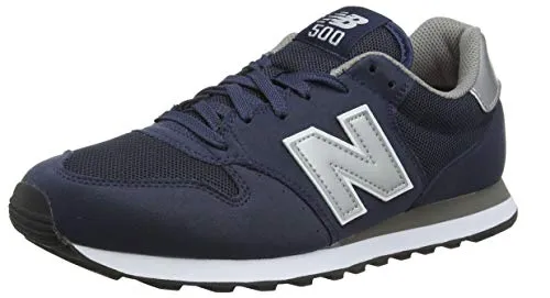 New Balance 500, Scarpe Sportive Uomo, Blu (Navy/Grey Navy), 40.5 EU