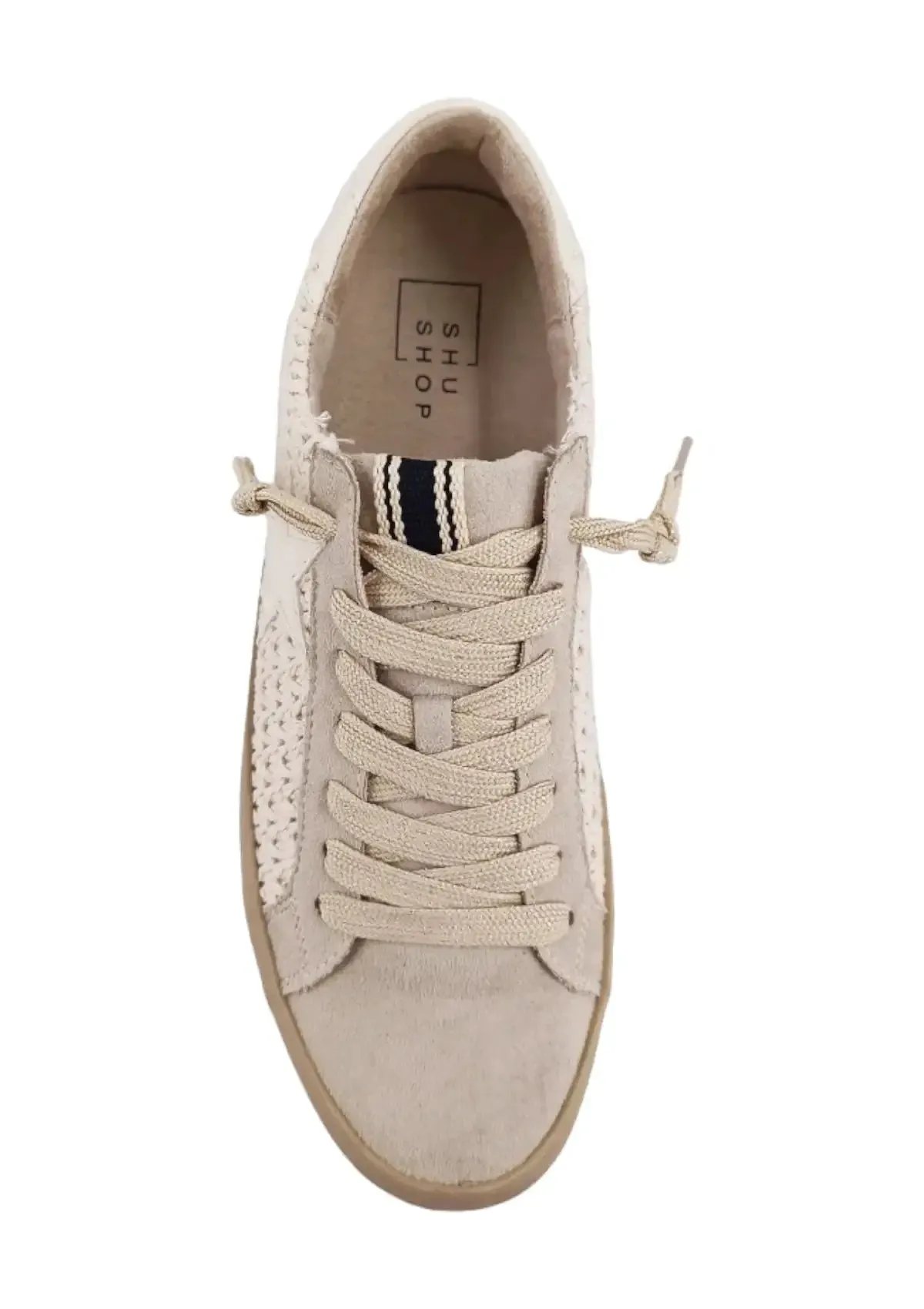 Paula Woven Sneaker - Bone