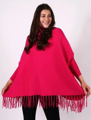 Poncho Fringe with Sleeves SALE