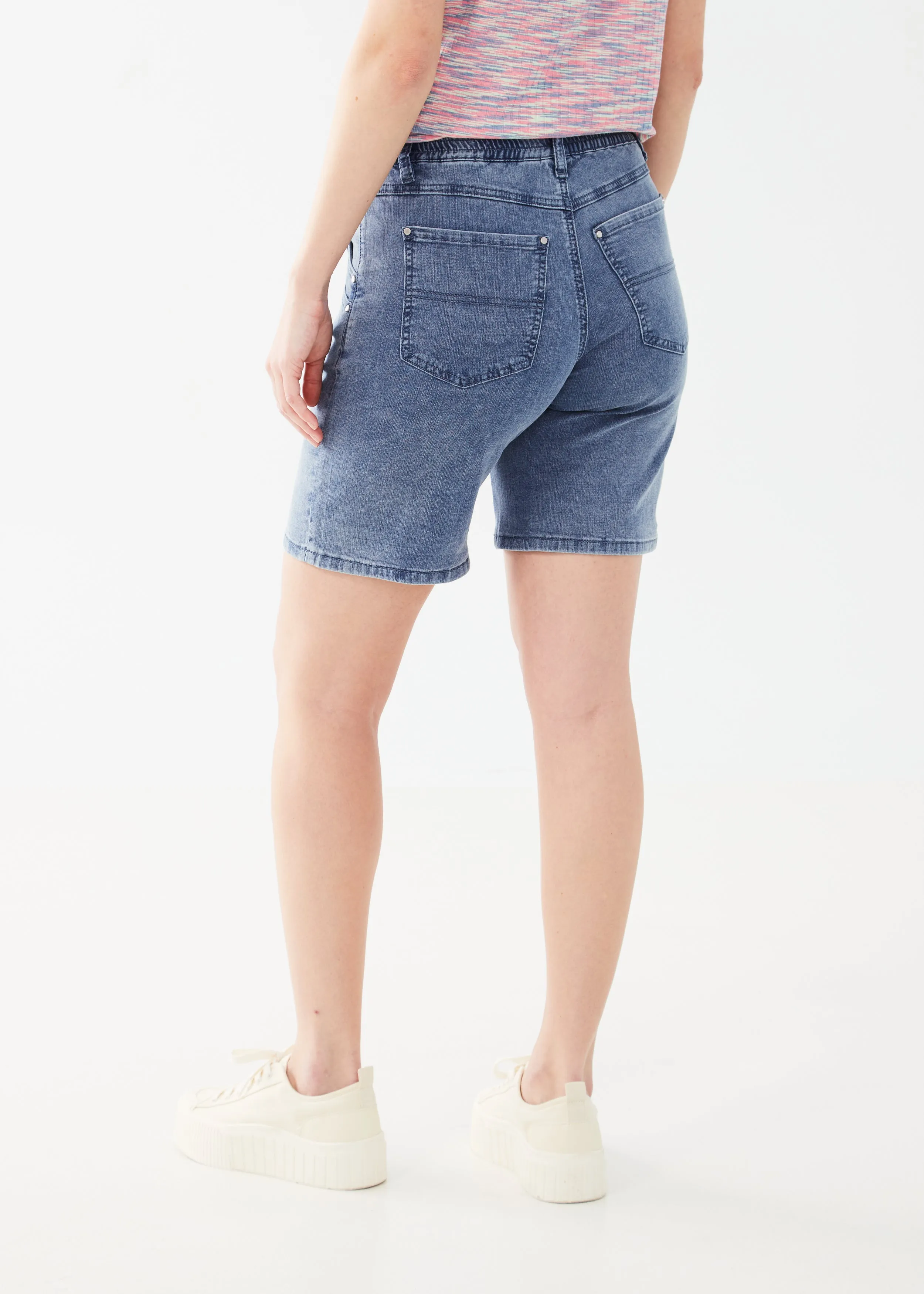 Pull On Lightweight Denim Shorts. Style FD2495247
