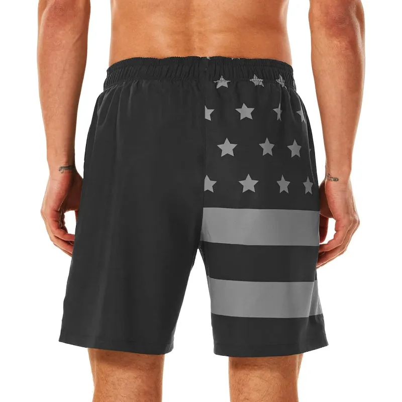 Quick Dry Printed Swim Shorts Lightweight and Stretchable Fit