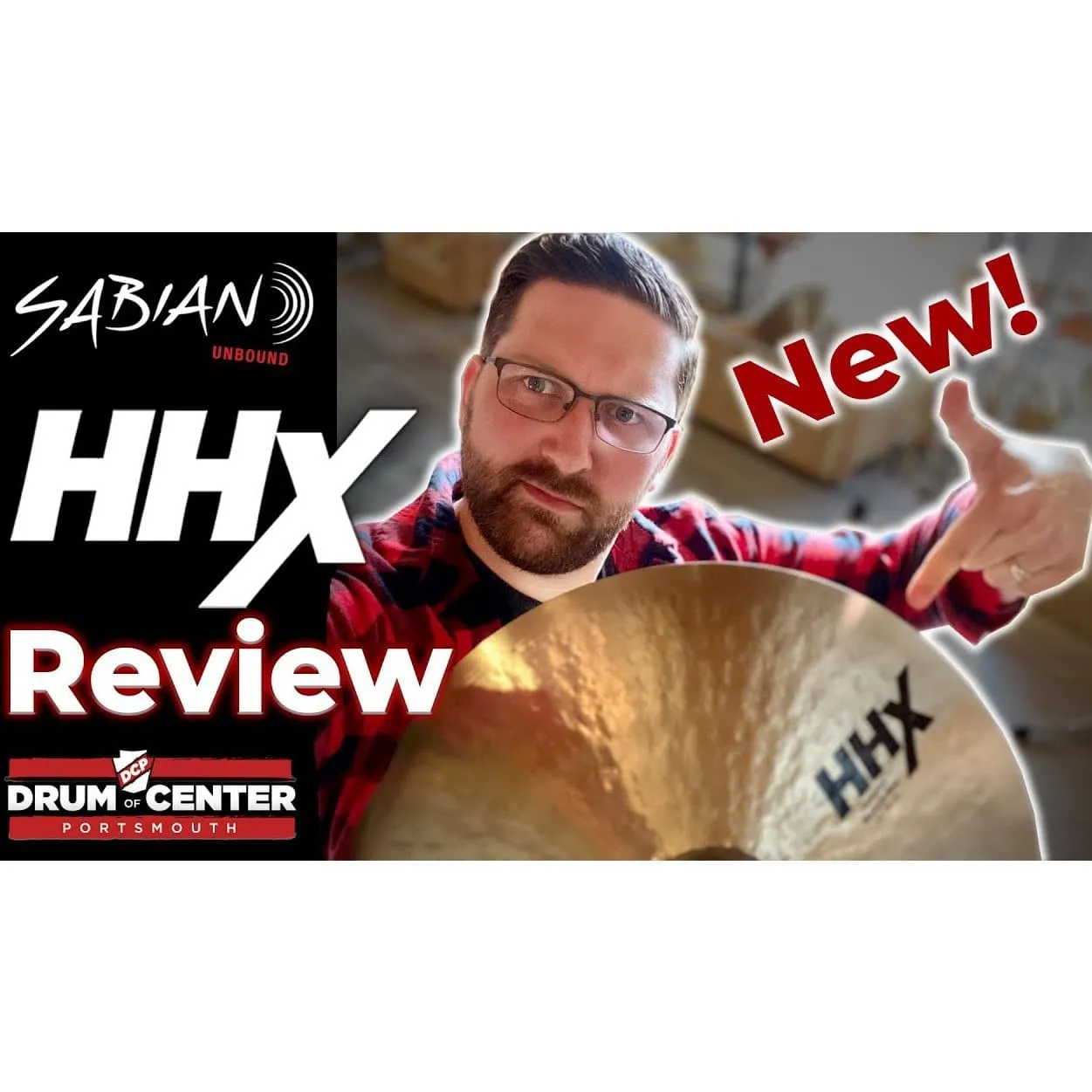 Sabian HHX Medium Hi Hat Cymbals 15"