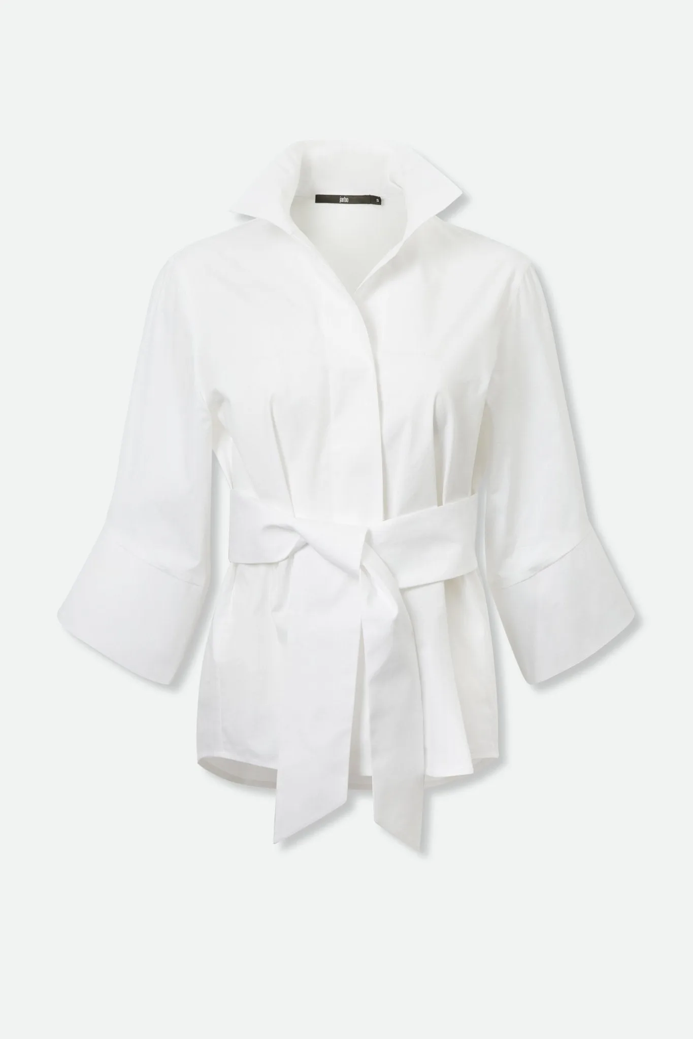 SCARLETT SHIRT IN ITALIAN POPLIN COTTON WHITE