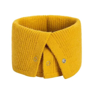 Solid Color Casual Flexible Imitation Cashmere Warm Knitted Scarf