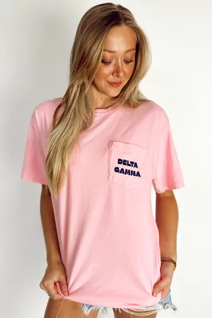 Sorority Pocket Tee -Delta Gamma