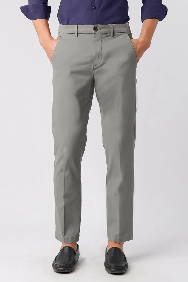 Straight Fit Chinos - Sage Green