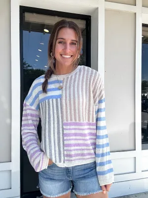 Summer Stripe Lightweight sweater