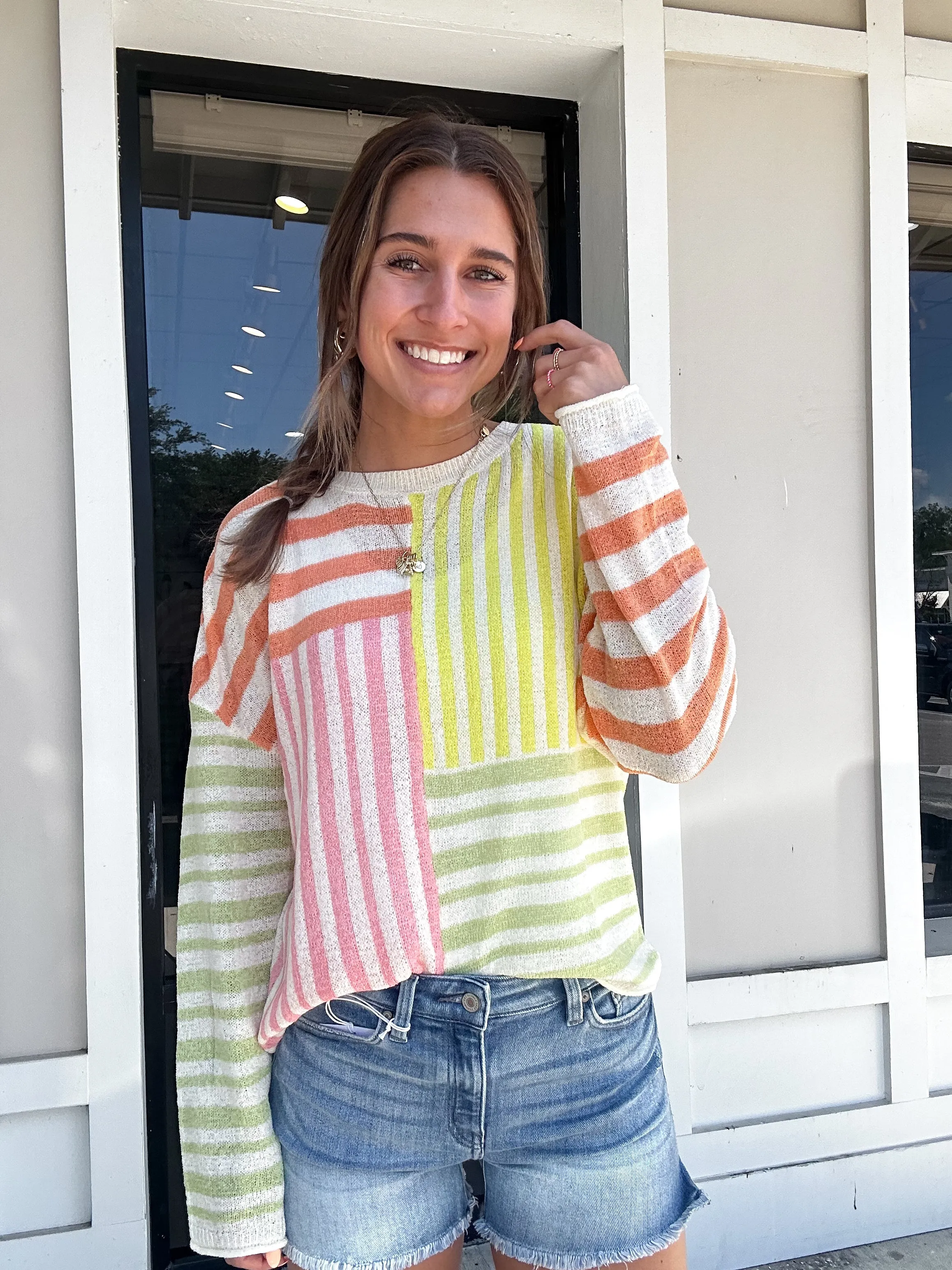 Summer Stripe Lightweight sweater