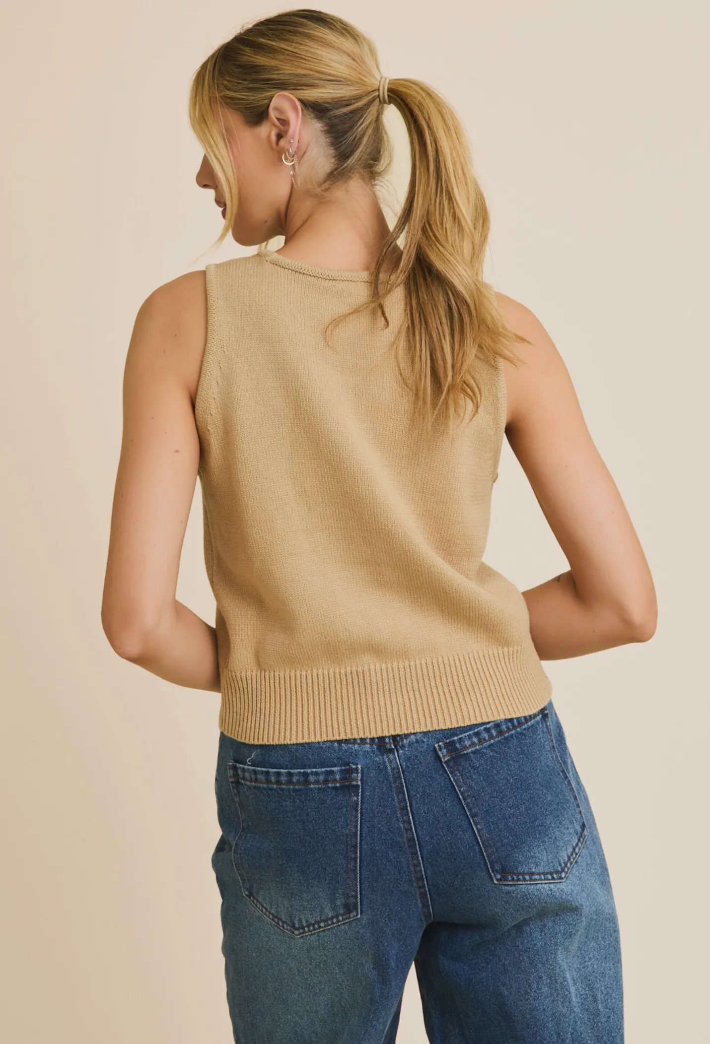 Surf Sand Sea Sweater Tank