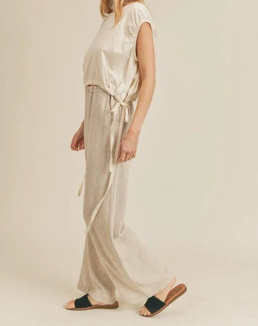 The Amber Top: Side Drawstring Crop Top