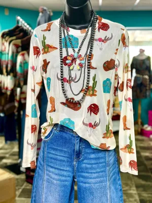 The Ranch Life  Mesh Top