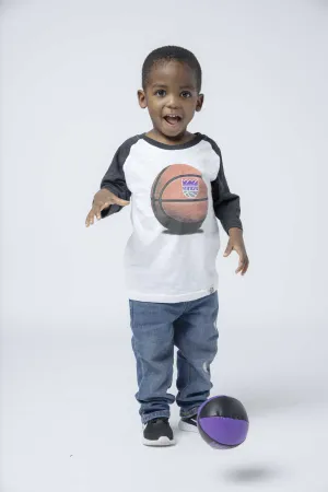 Toddler Basketball Slub Raglan