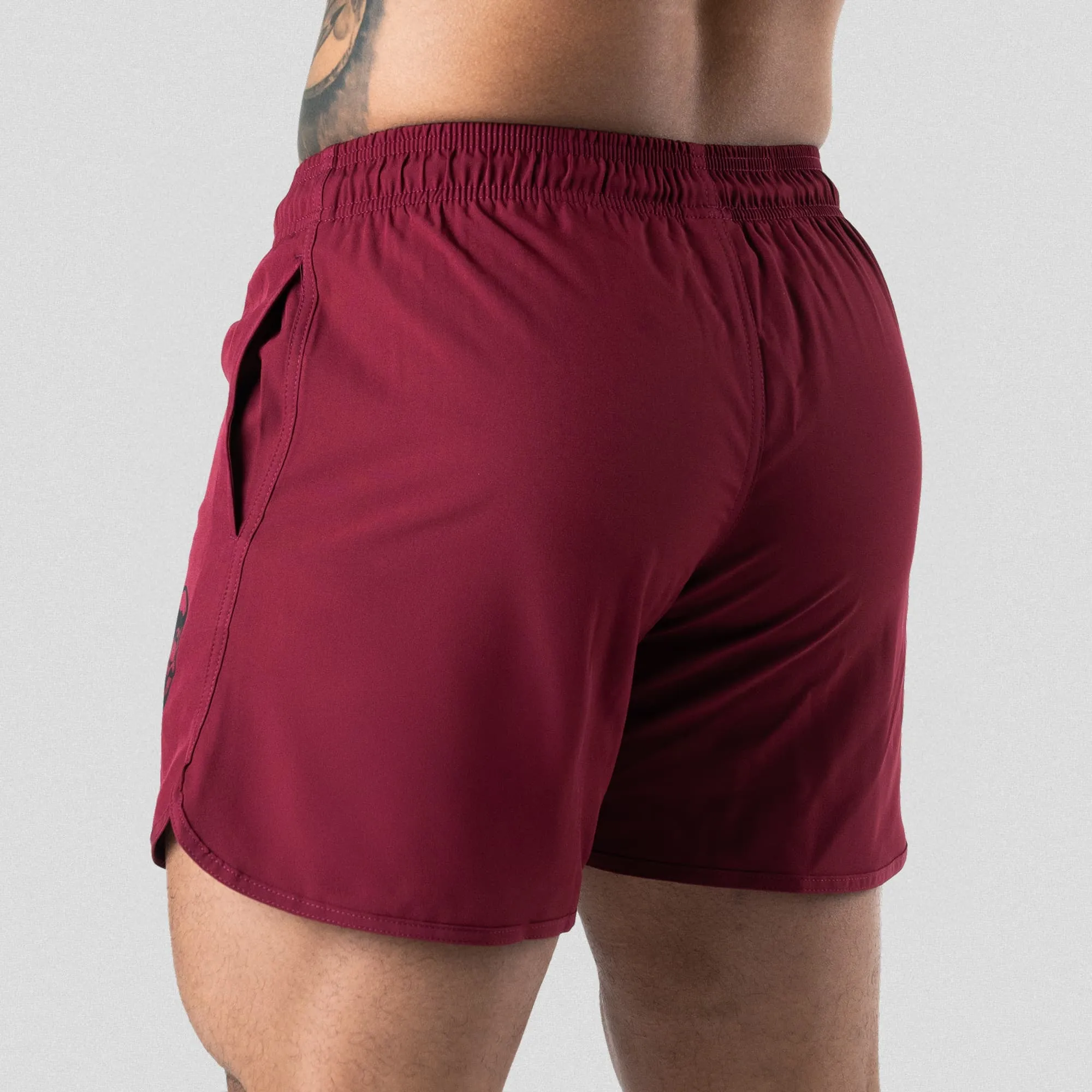 Training Shorts - Burgundy
