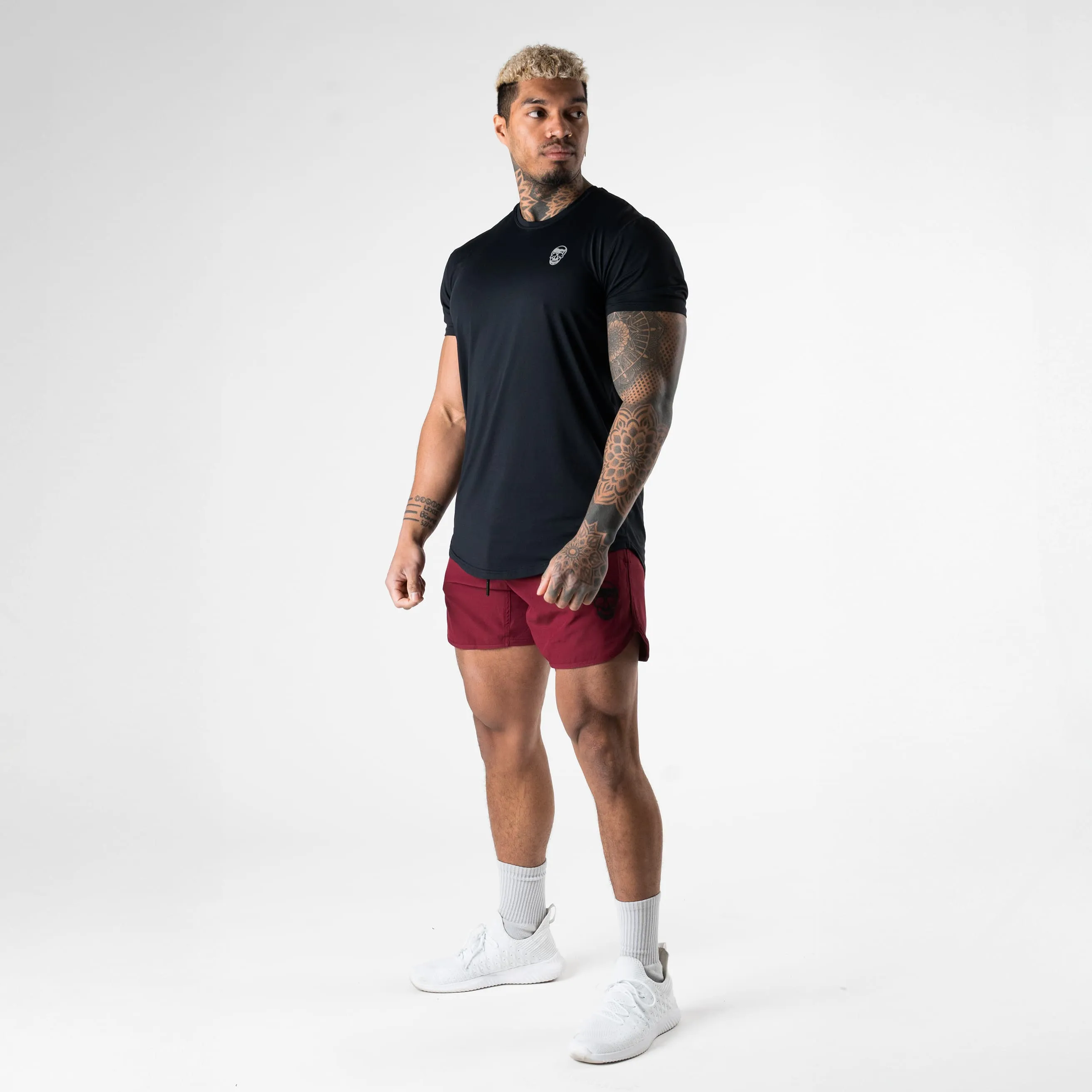 Training Shorts - Burgundy