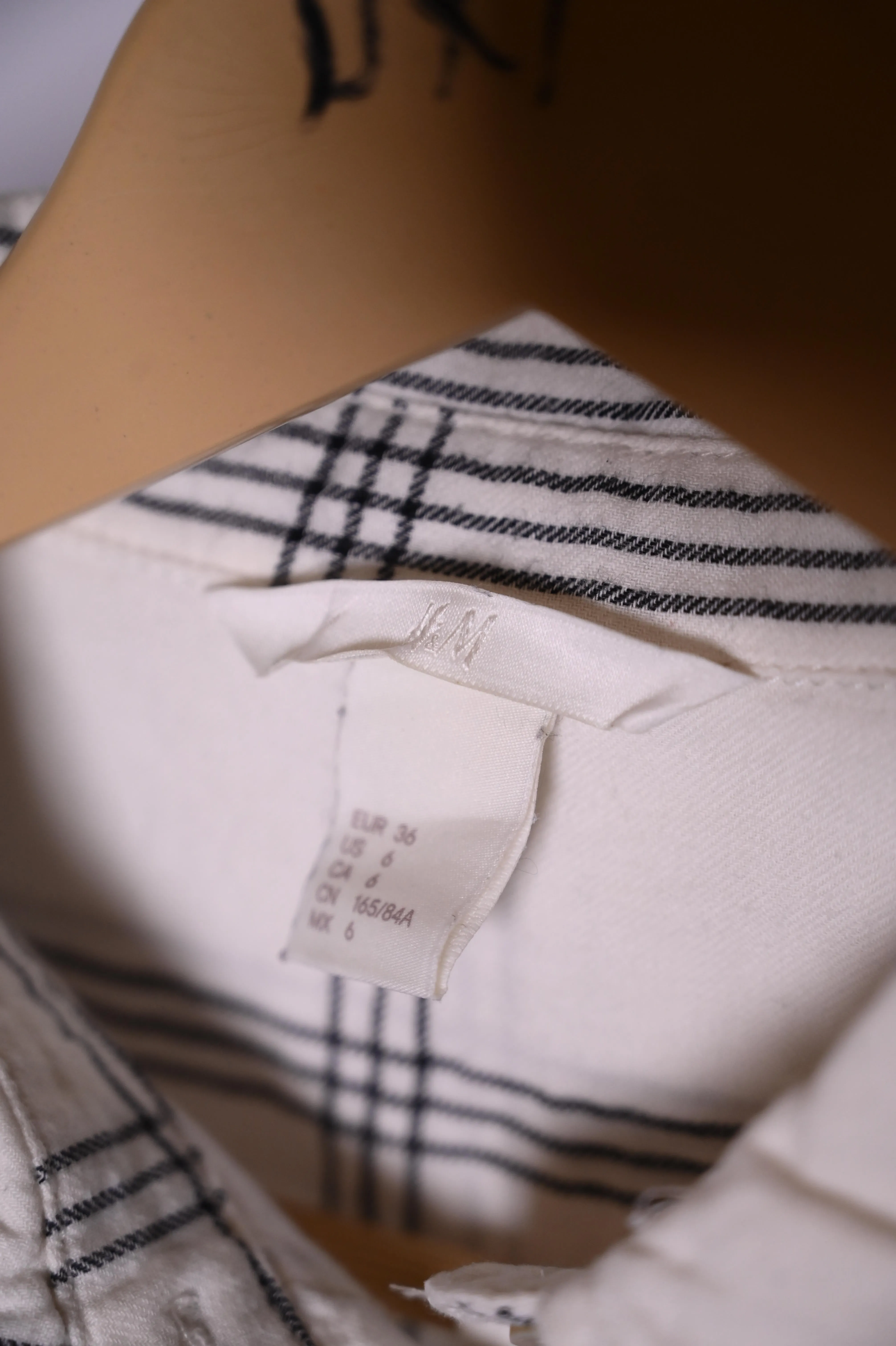 Universal Thread Green & White Checkered Blouse