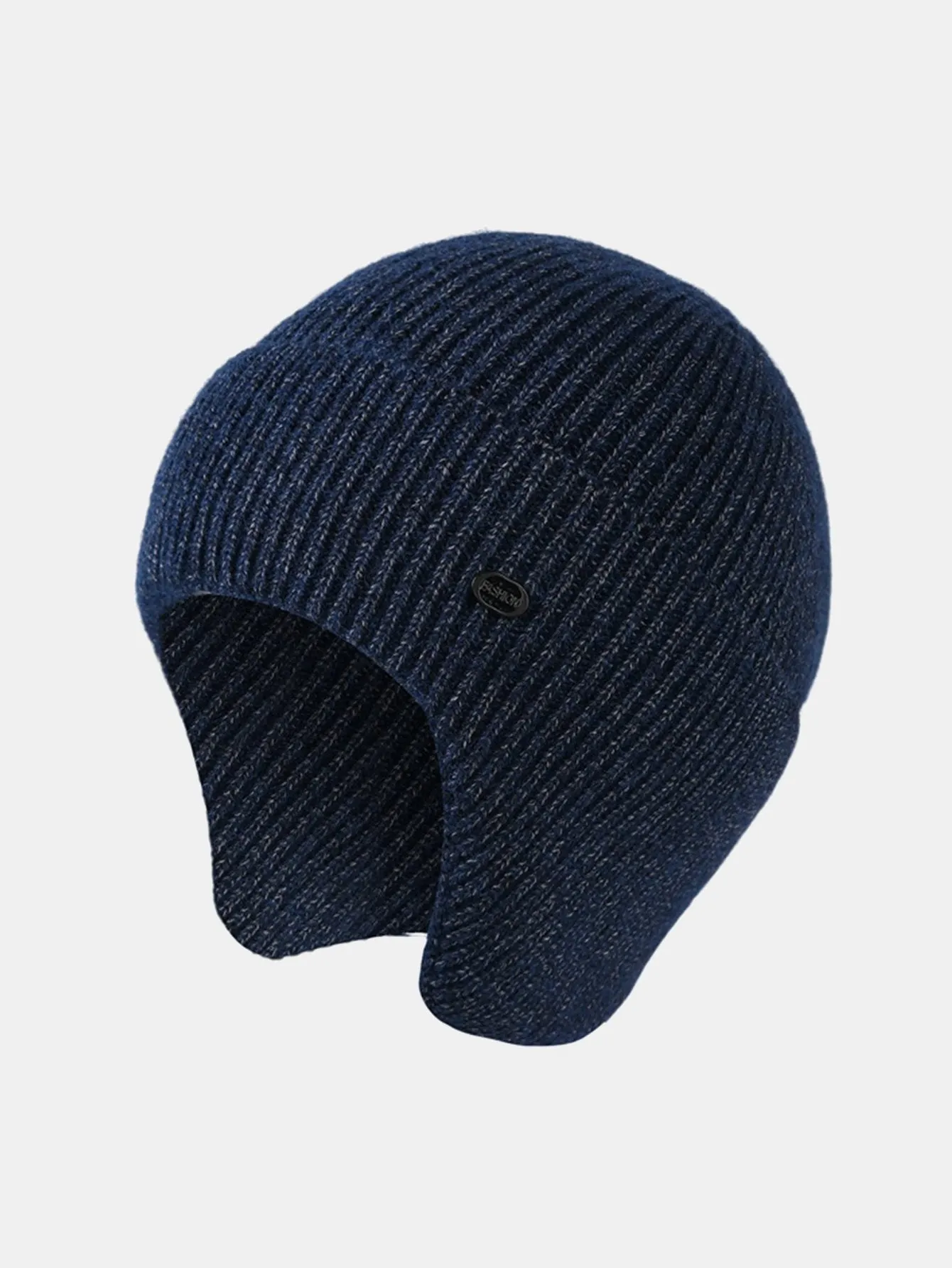 Warm Ear Covers Knit Beanie Hat