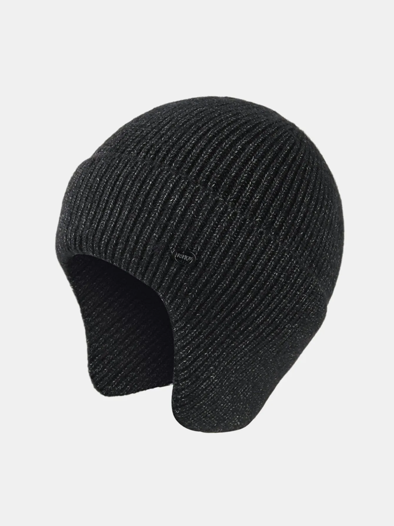 Warm Ear Covers Knit Beanie Hat