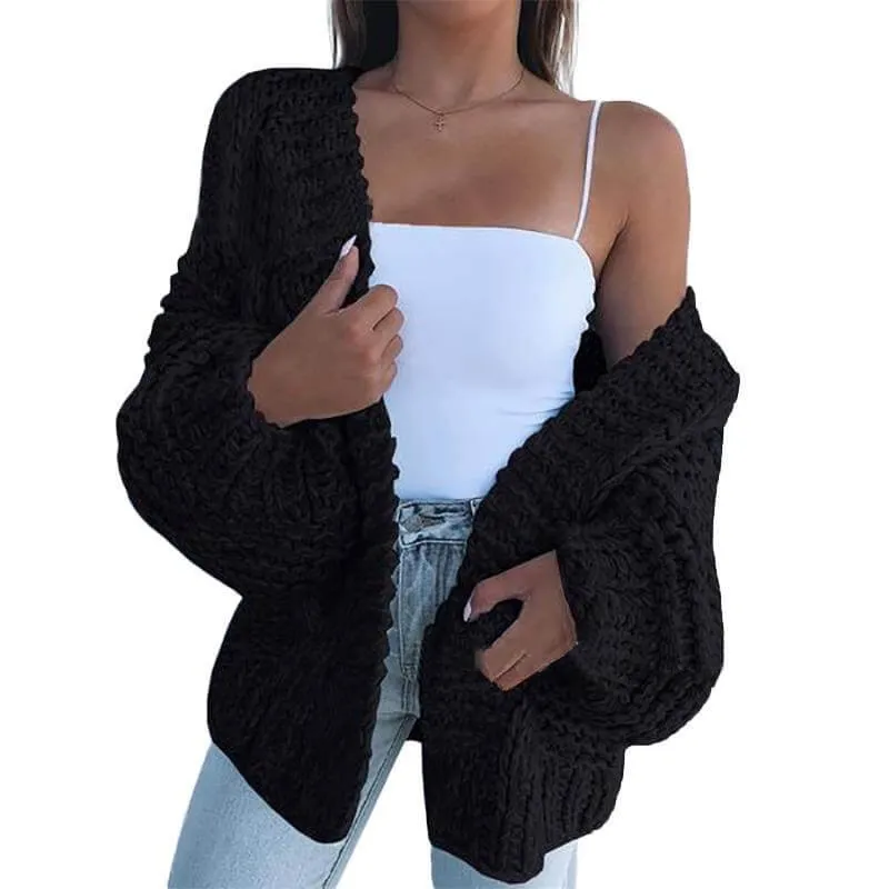 Warm Me Up Chunky Knit Cardigan Sweater  COLORS