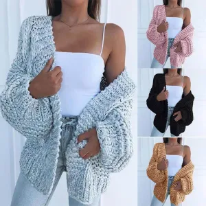 Warm Me Up Chunky Knit Cardigan Sweater  COLORS