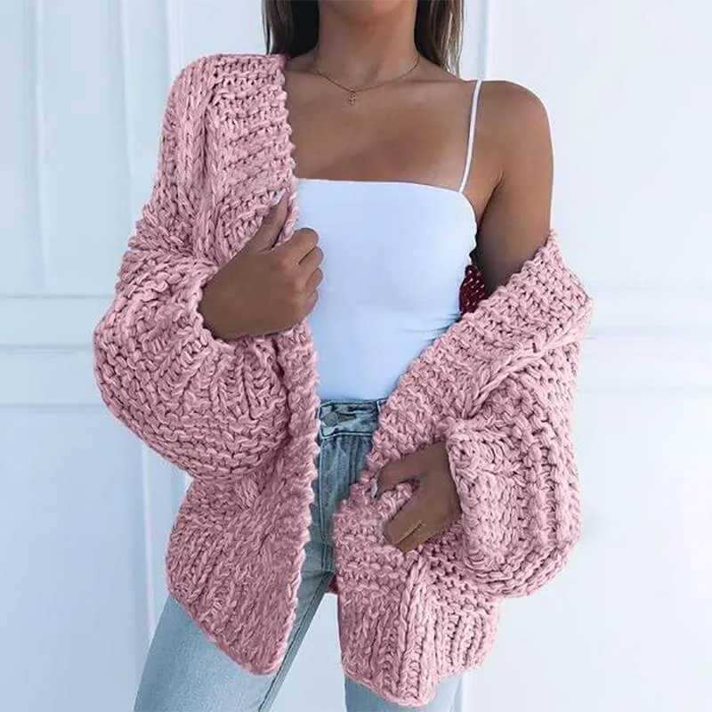 Warm Me Up Chunky Knit Cardigan Sweater  COLORS