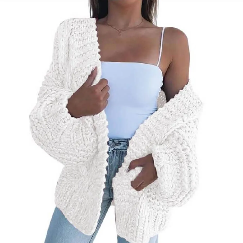 Warm Me Up Chunky Knit Cardigan Sweater  COLORS