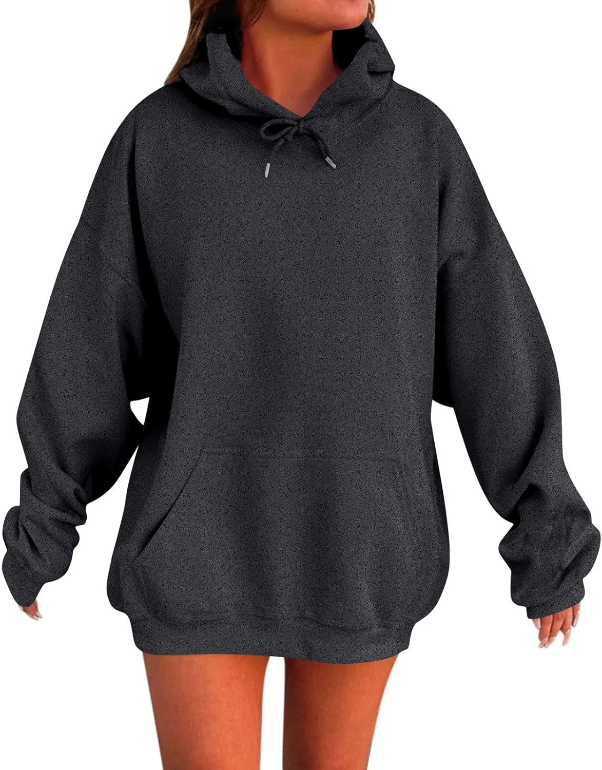 Womens Oversized Hoodies Fleece Sweatshirts Long Sleeve Sweaters Fashion Y2K Outfits Casual Pullover Tops Fall Clothes