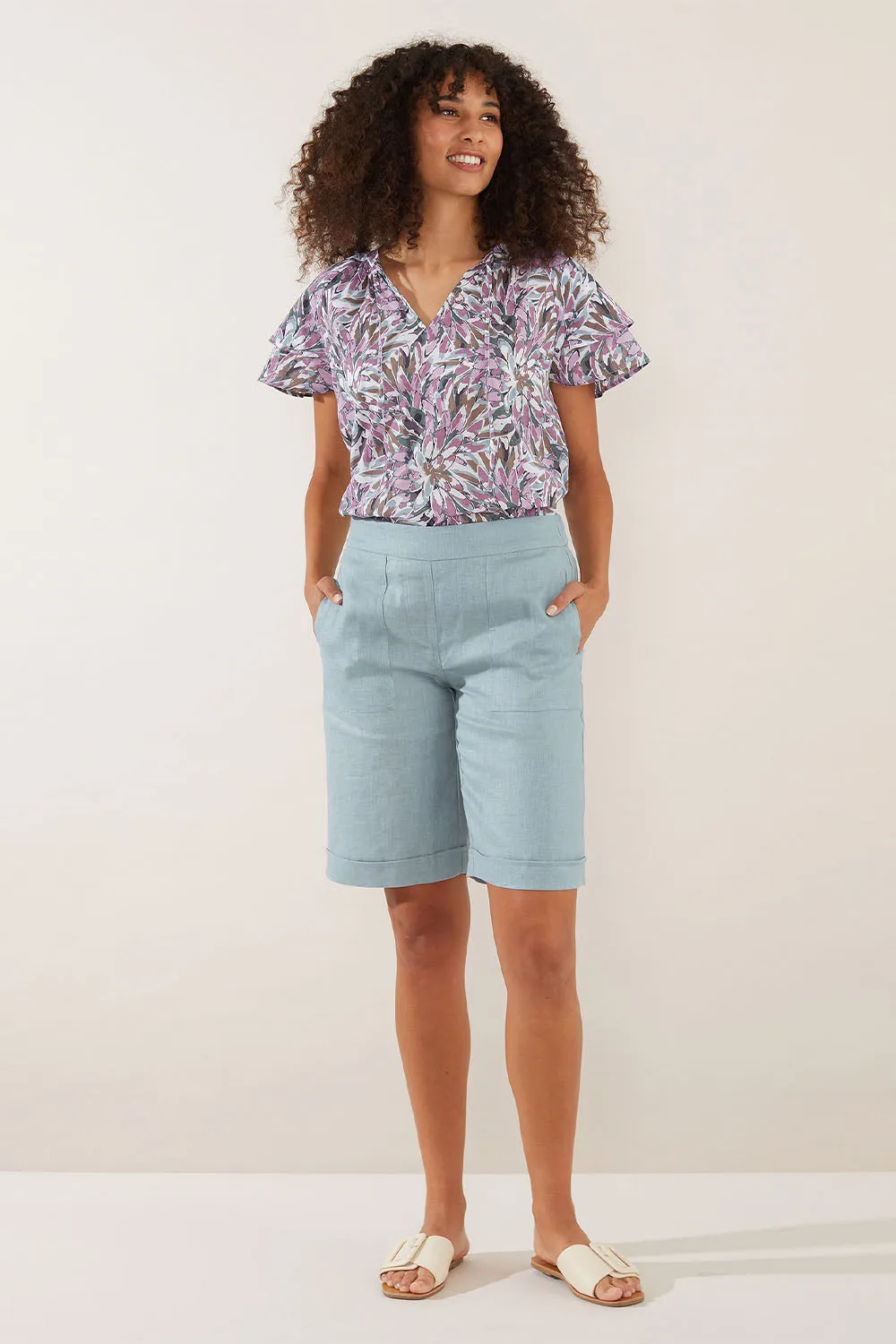 Yarra Trail Linen Short Yt23s5775
