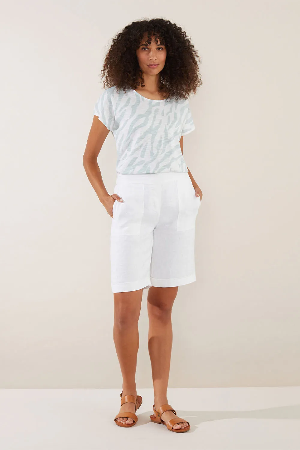 Yarra Trail Linen Short Yt23s5775