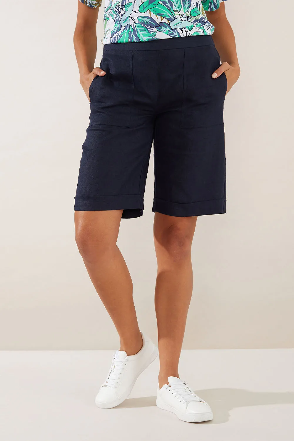 Yarra Trail Linen Short Yt23s5775