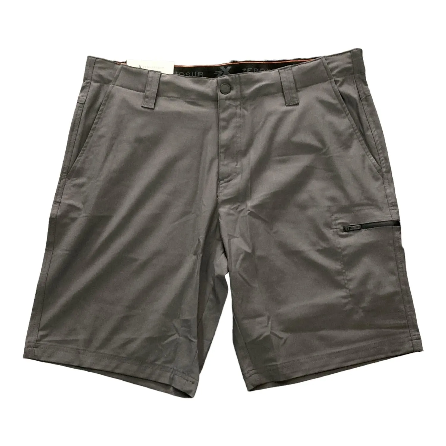 ZeroXposur Men's 4-Way Stretch Lightweight Travel Shorts w/ Utility Zip Pocket