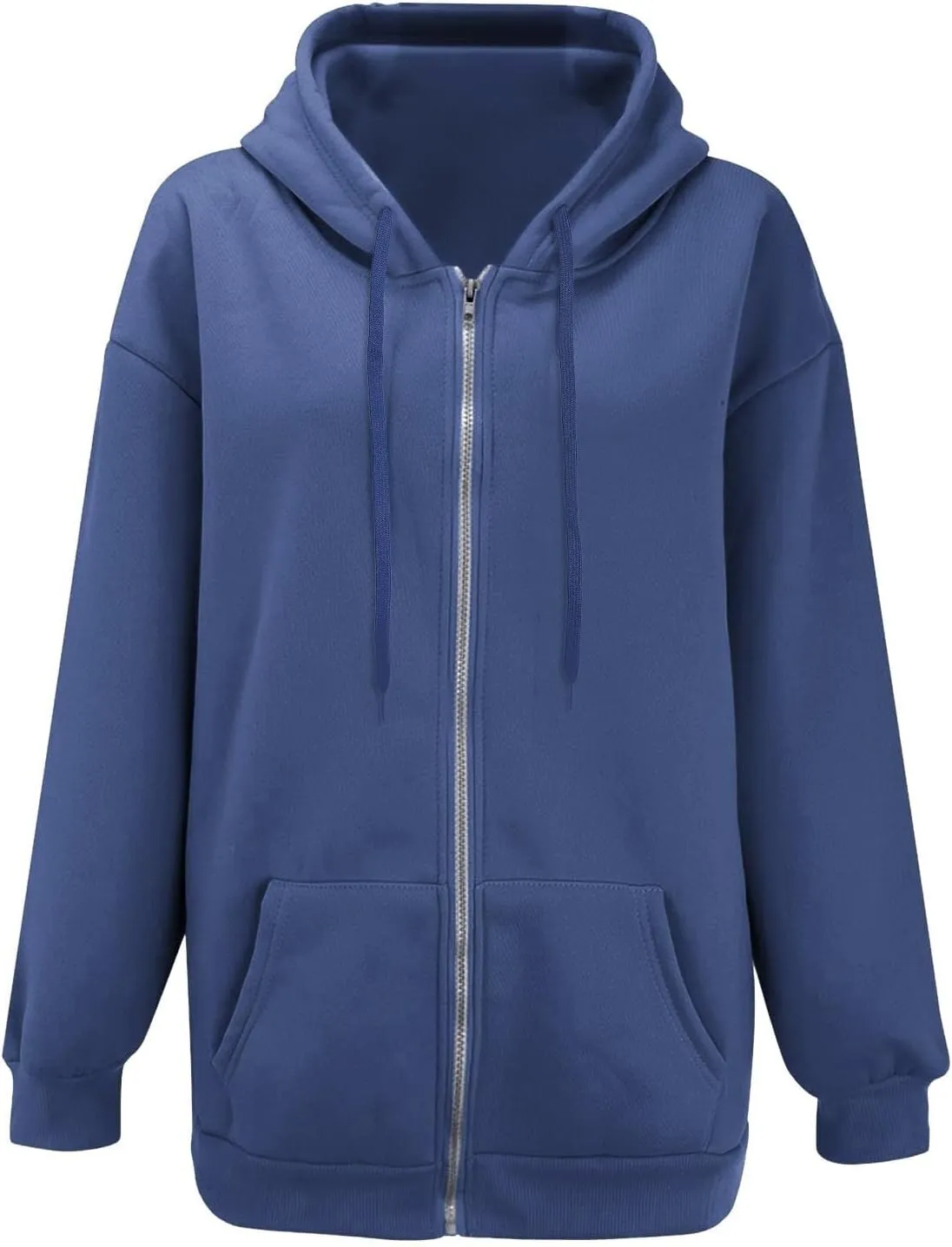 Zip Up Hoodies for Women Light Weight Plus Size Y2K Trendy Jackets Fleece Drawstring Y2K Hoodies Teen Girls